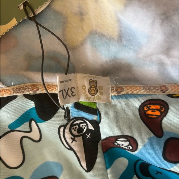 BAPE × kaws Baby Milo animal kingdom Hoodie Sz 3XL Full Zip Up - Picture 6 of 15